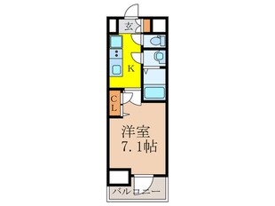 ﾌﾟﾚｻﾝｽOSAKA西中島ﾘｴｿﾞﾝ(901)の物件間取画像